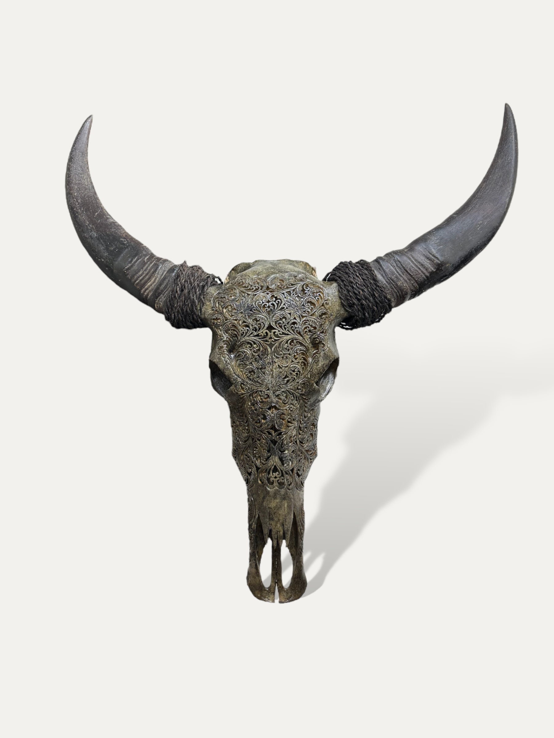 COKOHA Crâne de buffle sculpté - Anjani