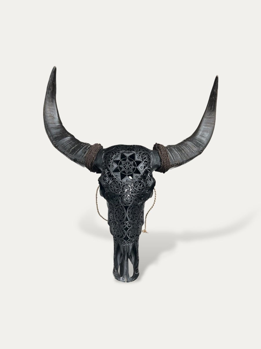 COKOHA - Crâne de buffle sculpté - Stella