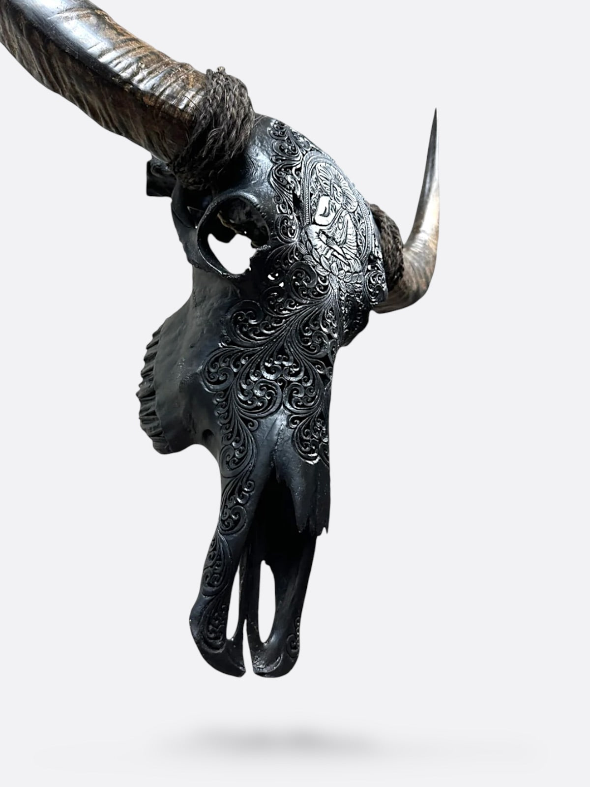 veritable crane de buffle de bali piece artisanal unique