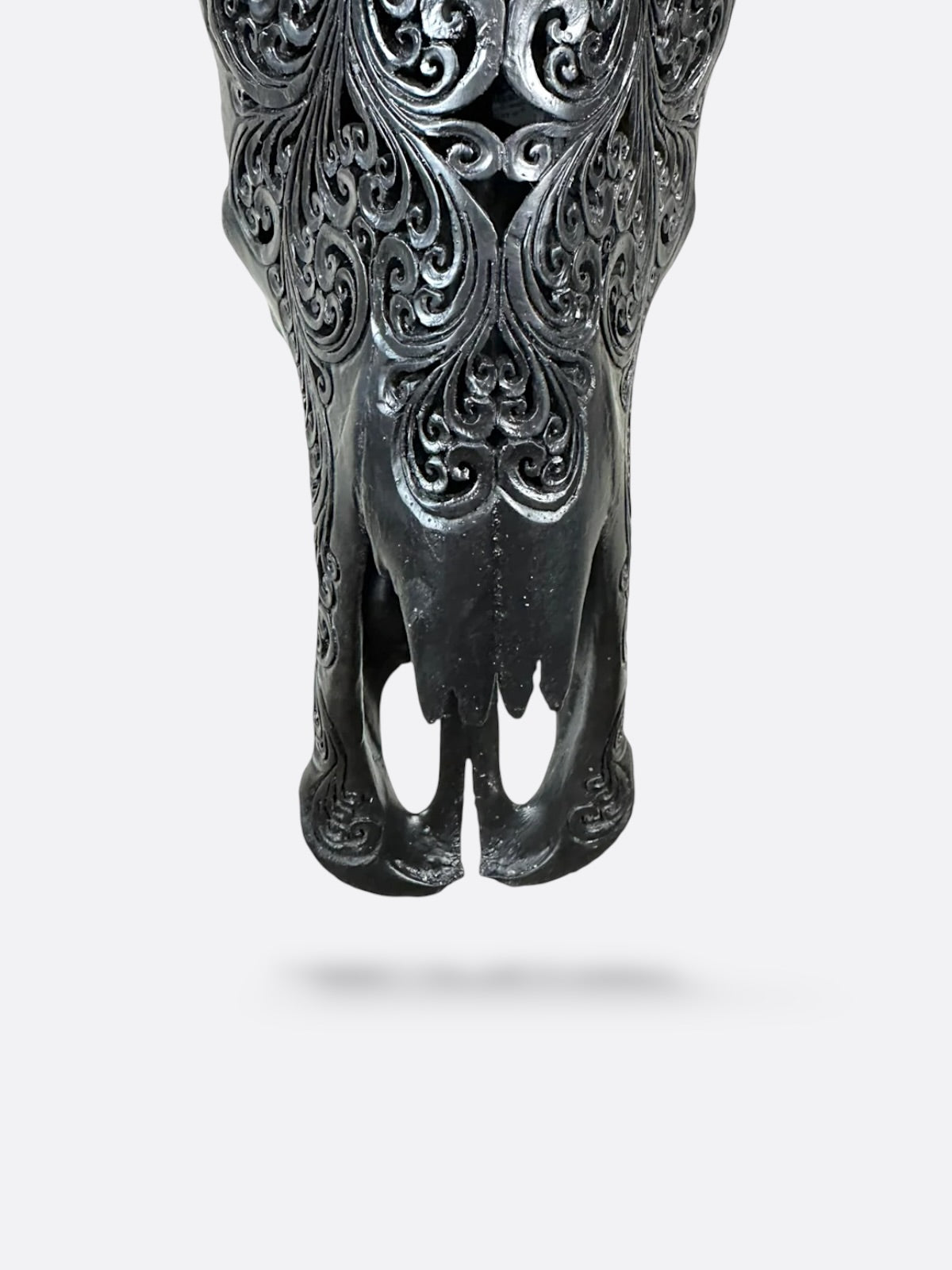 Crâne de buffle sculpté - Buddha Dharma