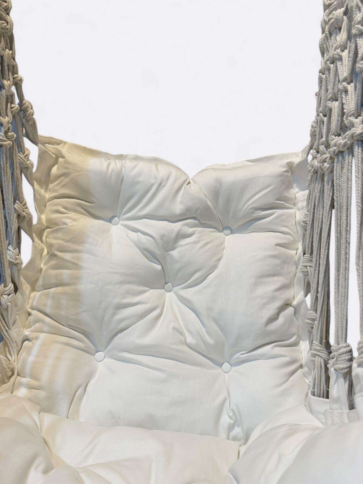 Fauteuil suspendu en macramé – Zaya