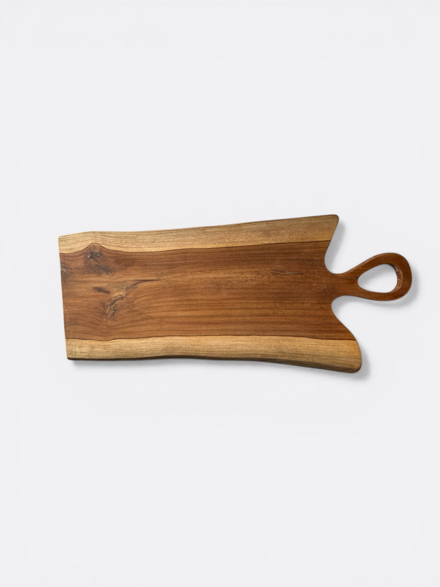 Détail du veinage du teck sur la grande planche