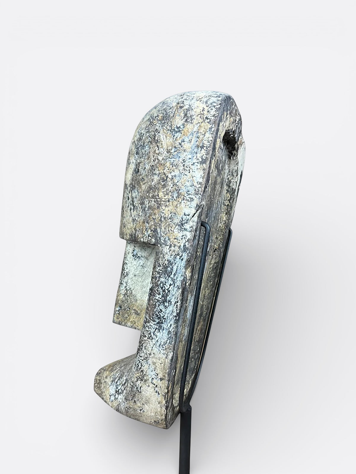 Grande sculpture tribale sur socle métal – Agung XL