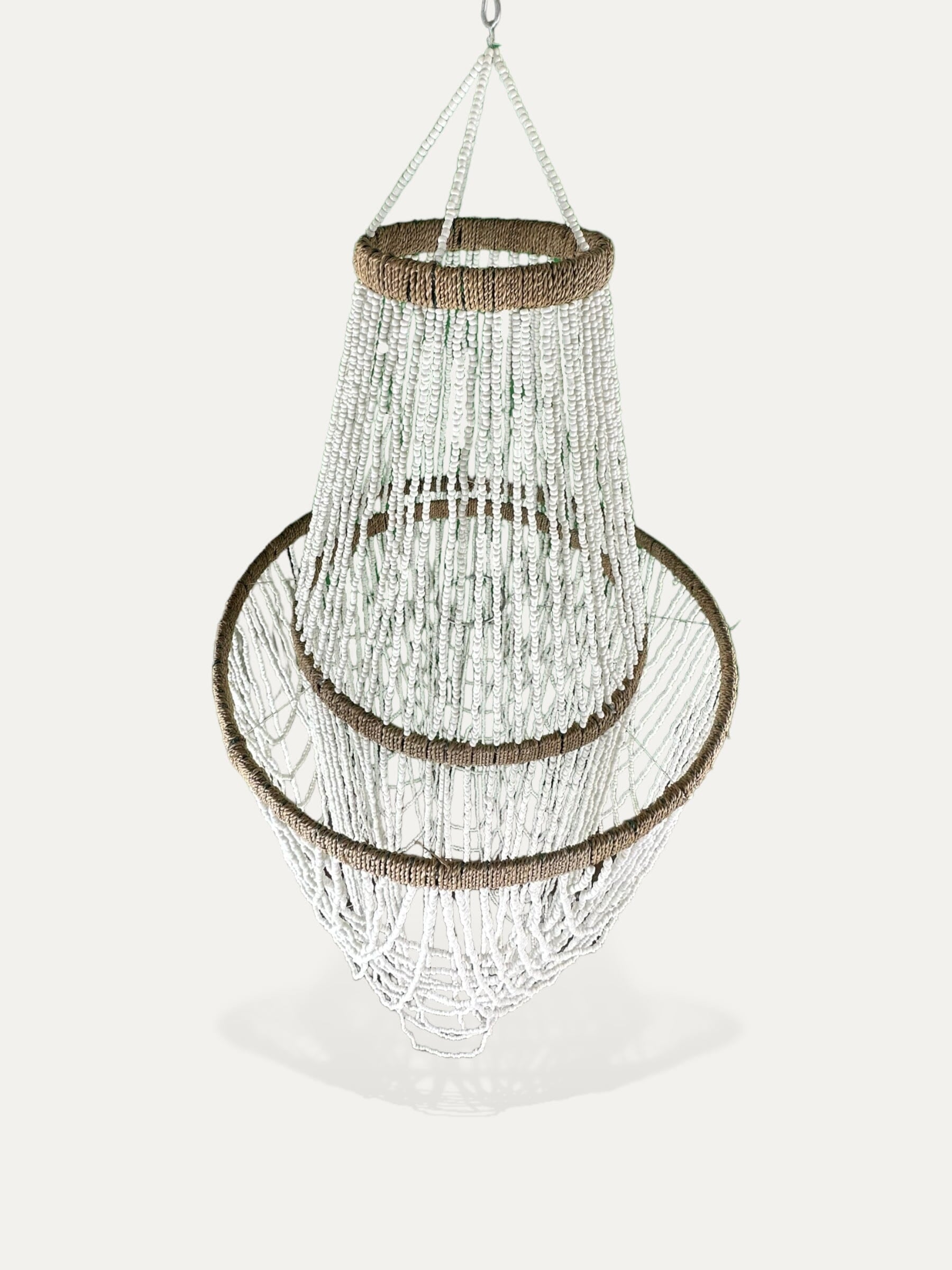 Le Lustre boheme en perle - lustre en perle Artisanal Bali COKOHA 