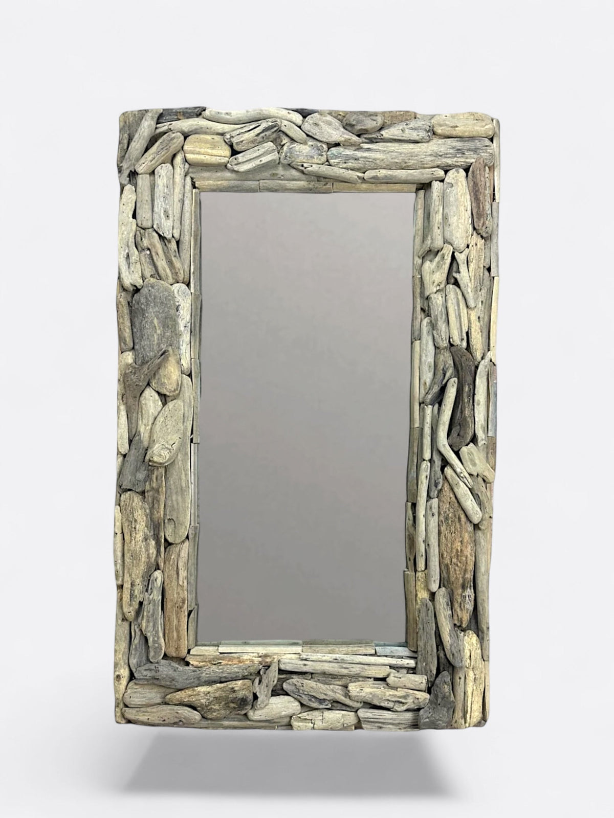 Miroir artisanal en bois flotté - Minum M