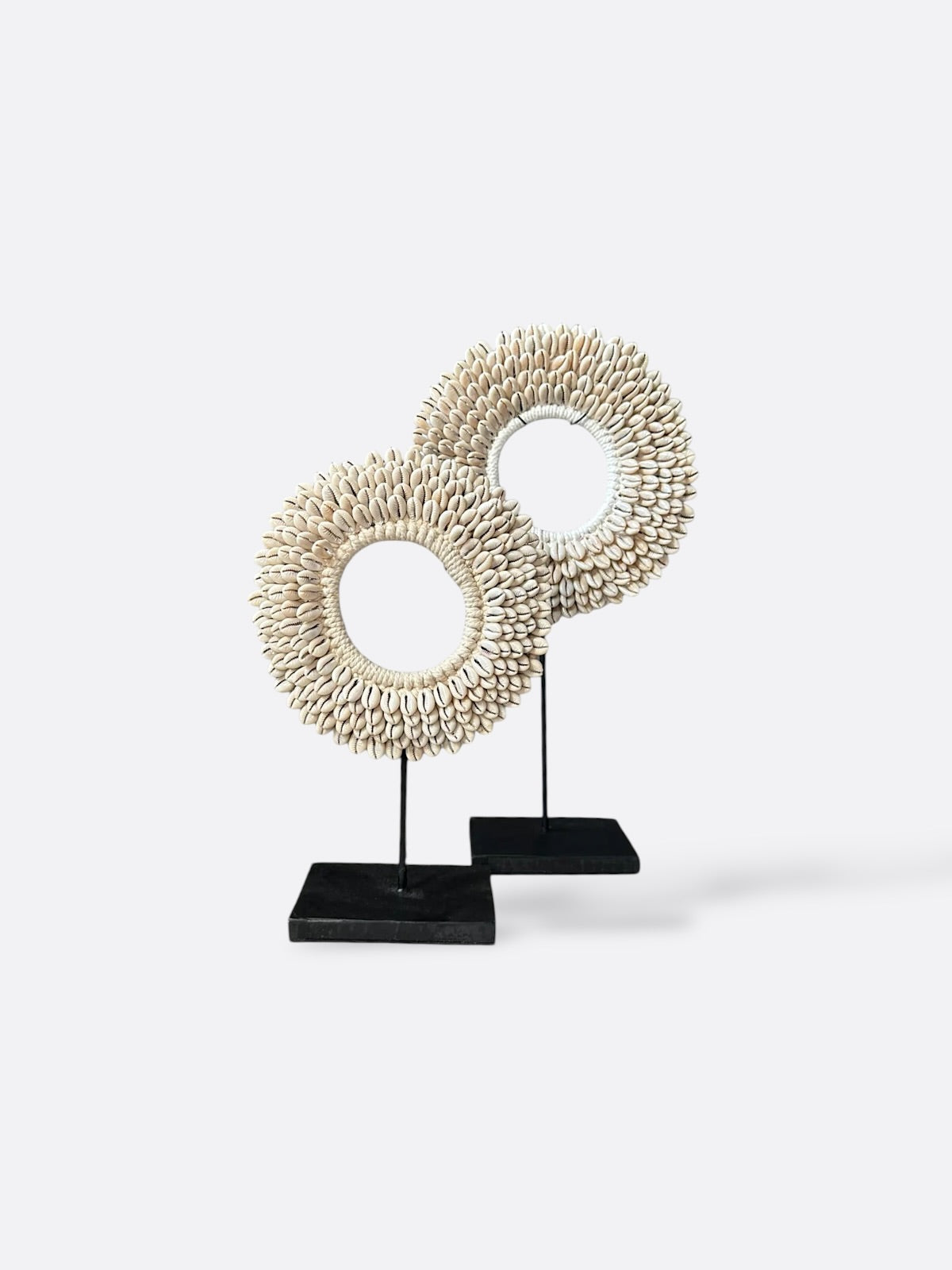 Collier Tribal Coquillages Cauri sur Socle - Nari