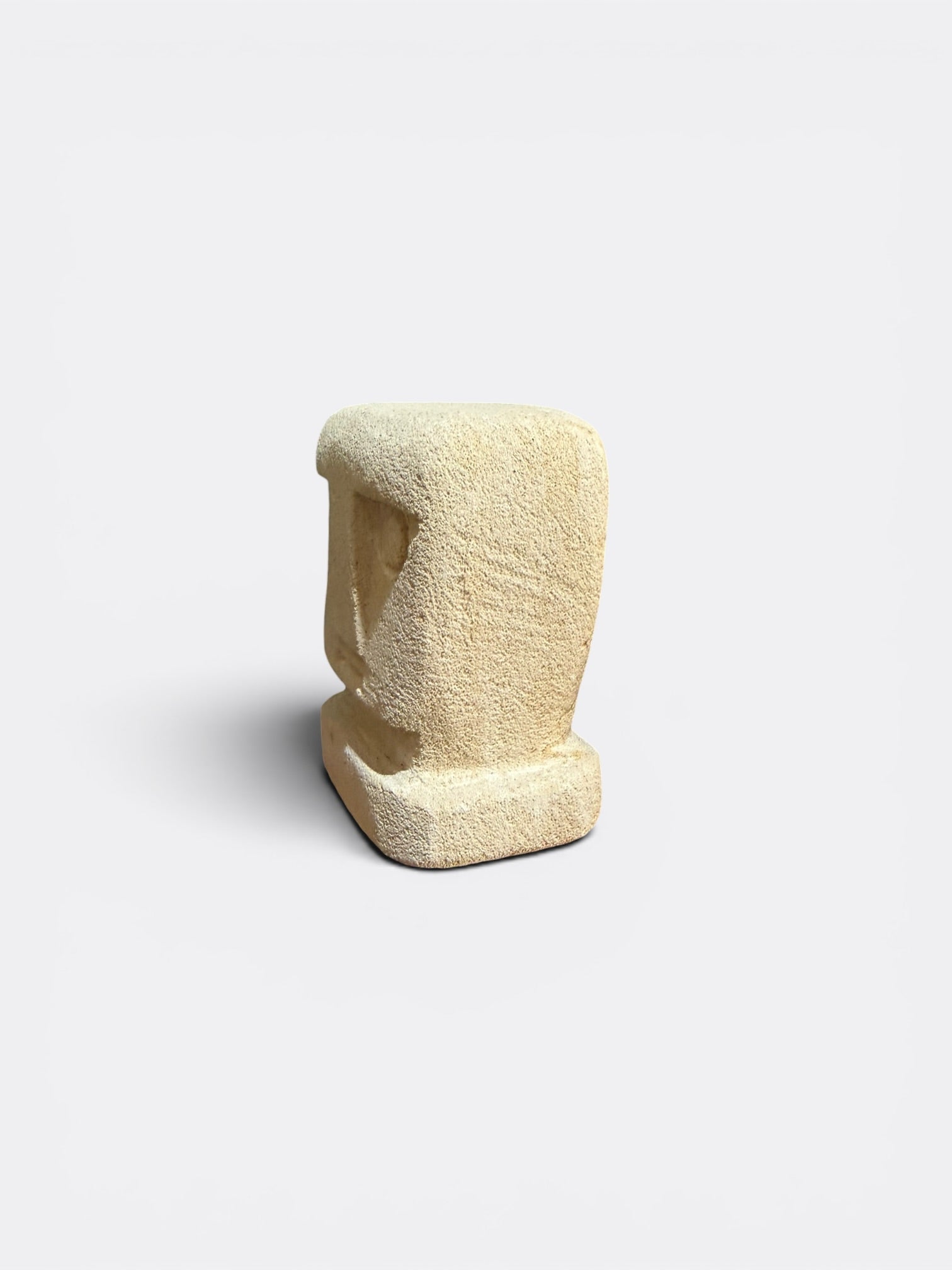 Détail de la texture de la pierre sur la statue Tima