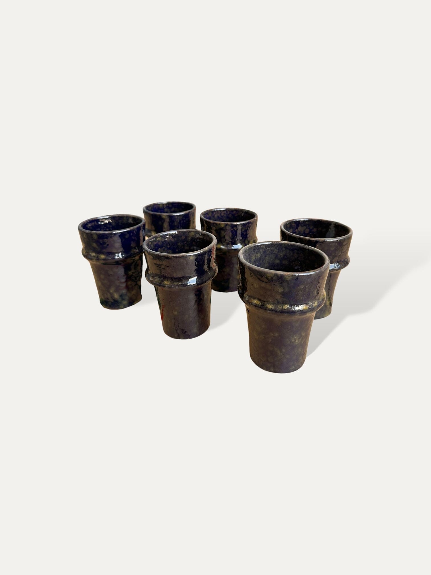 Set de 6 verres noirs - Massira vase Cokoha 