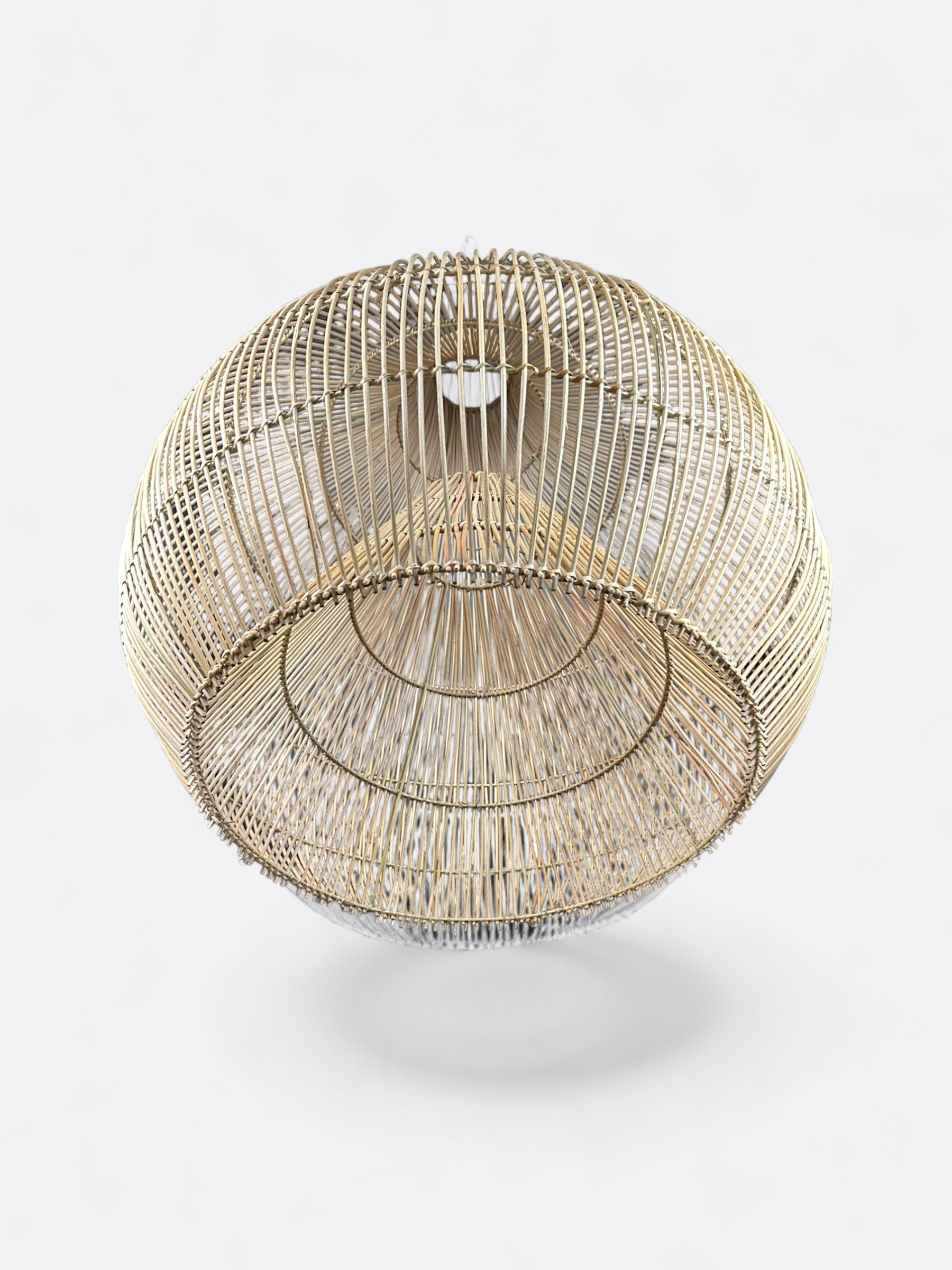 Détail du tressage de rotin de Lueur Tropicale
