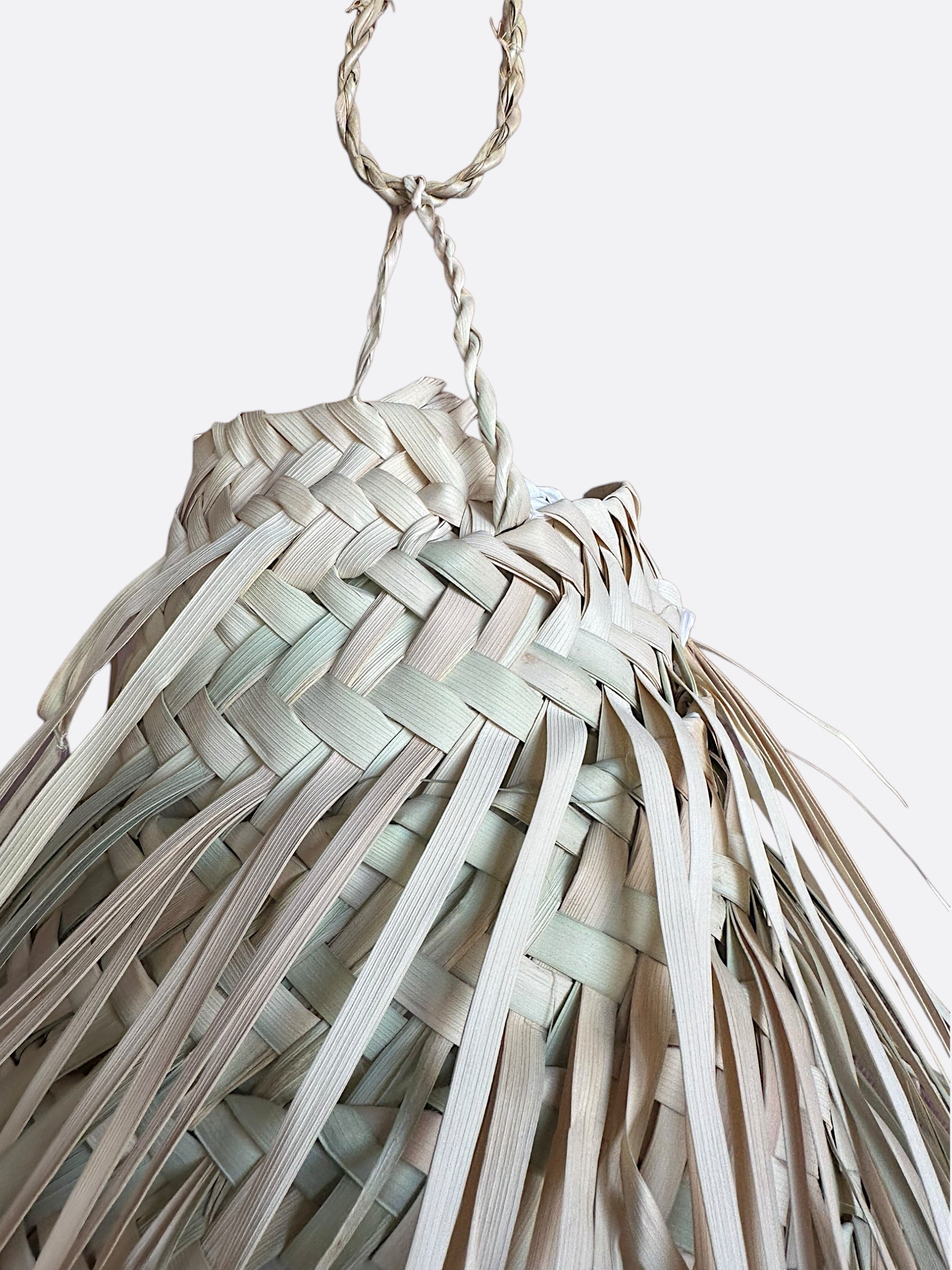 Suspension marocaine en feuilles de palmier - Abu