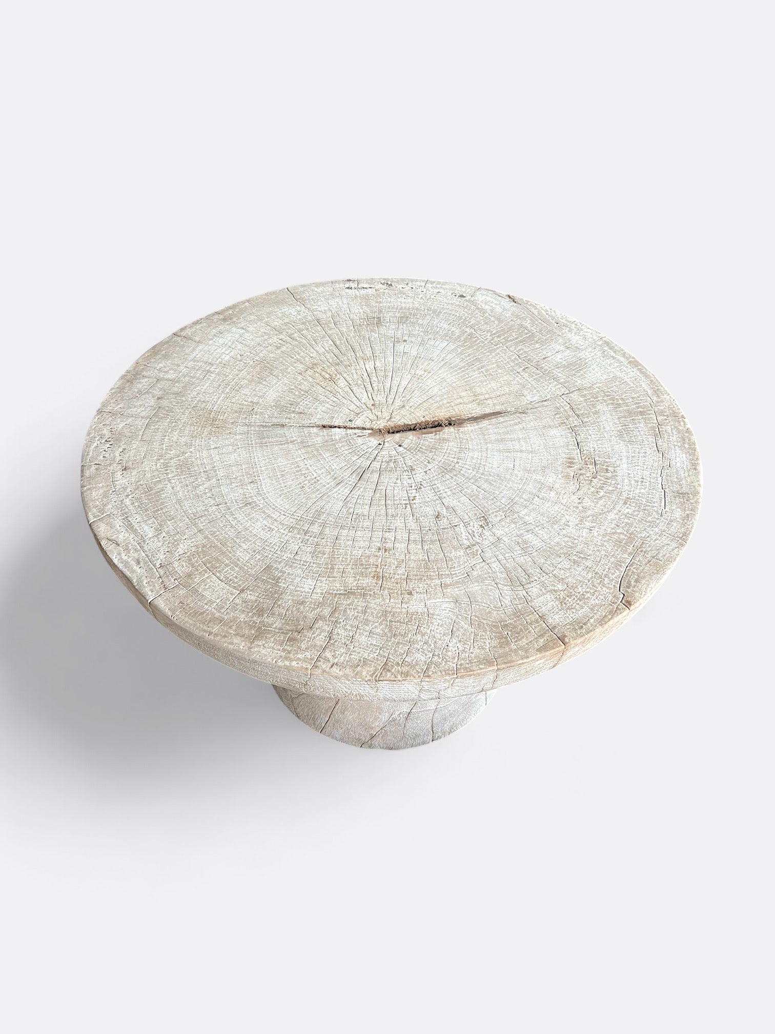 Table basse Anayai en Suar - détail du veinage