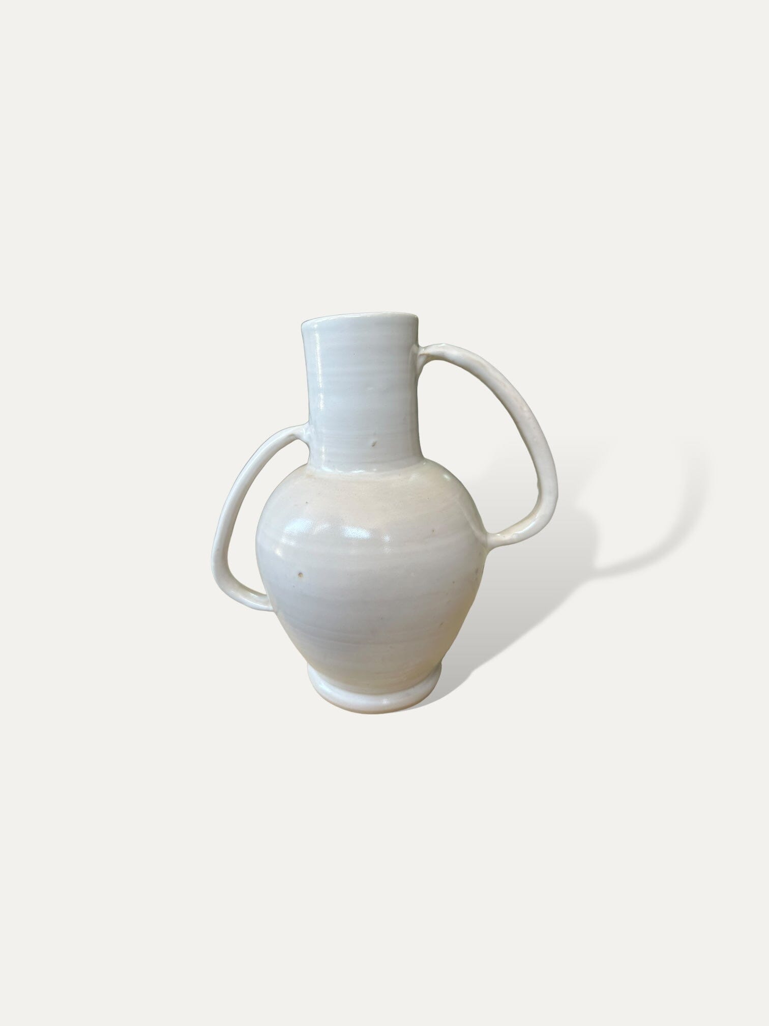 Vase blanc céramique - Opaliah vase Cokoha 