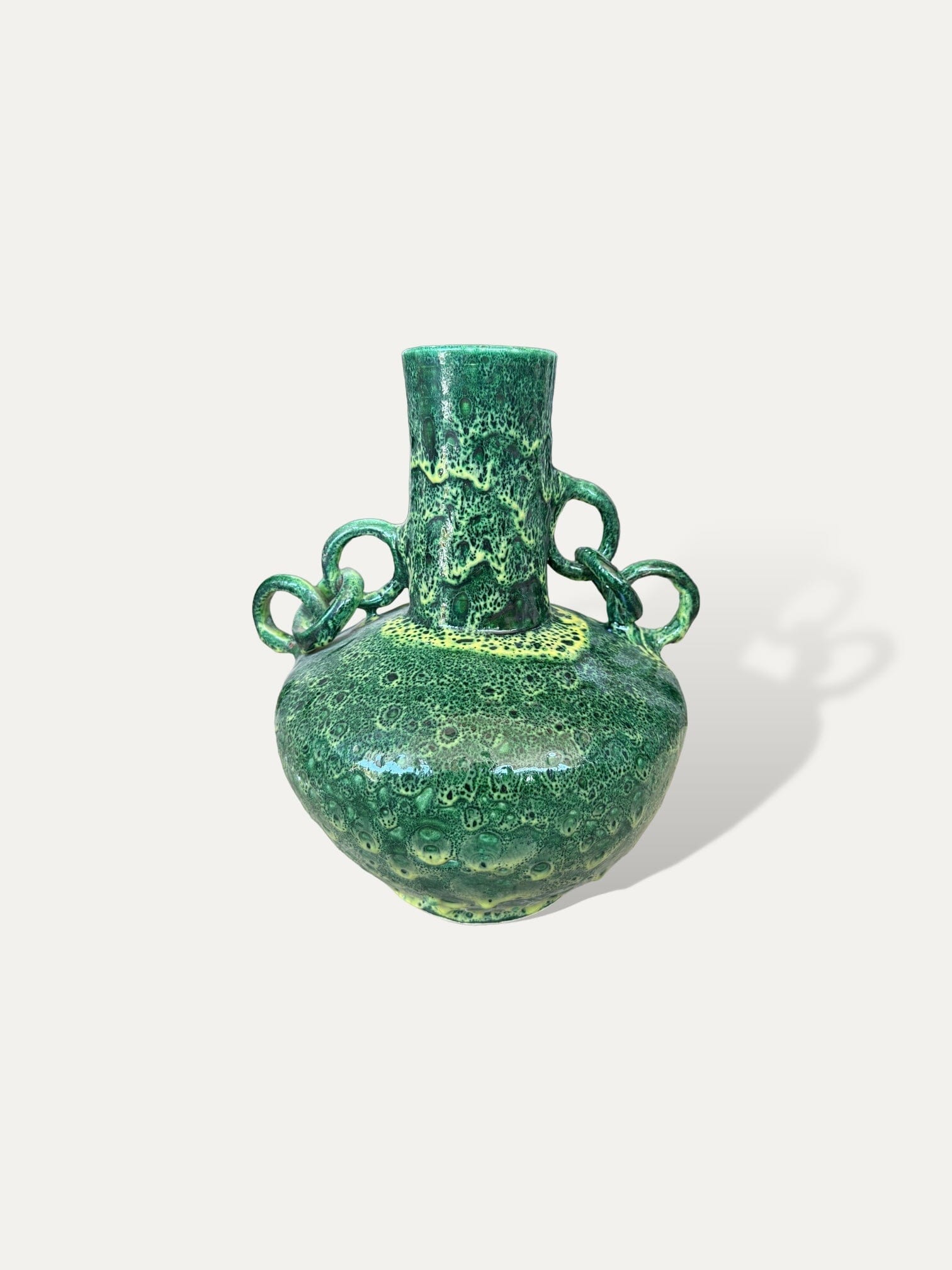 Vase vert céramique - Medusa vase Cokoha 